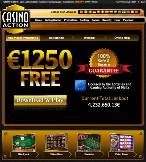 Casino action bonus